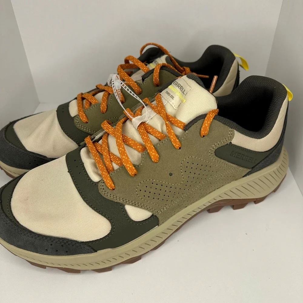 Merrell Mens Shoes 13 Green Excellent J038729 Tempo Sol Trail Hiking Gorpcore